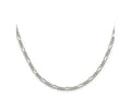 FJC Finejewelers 925 Sterling Silver Figaro Chain 24 Inches x 3.5 mm
