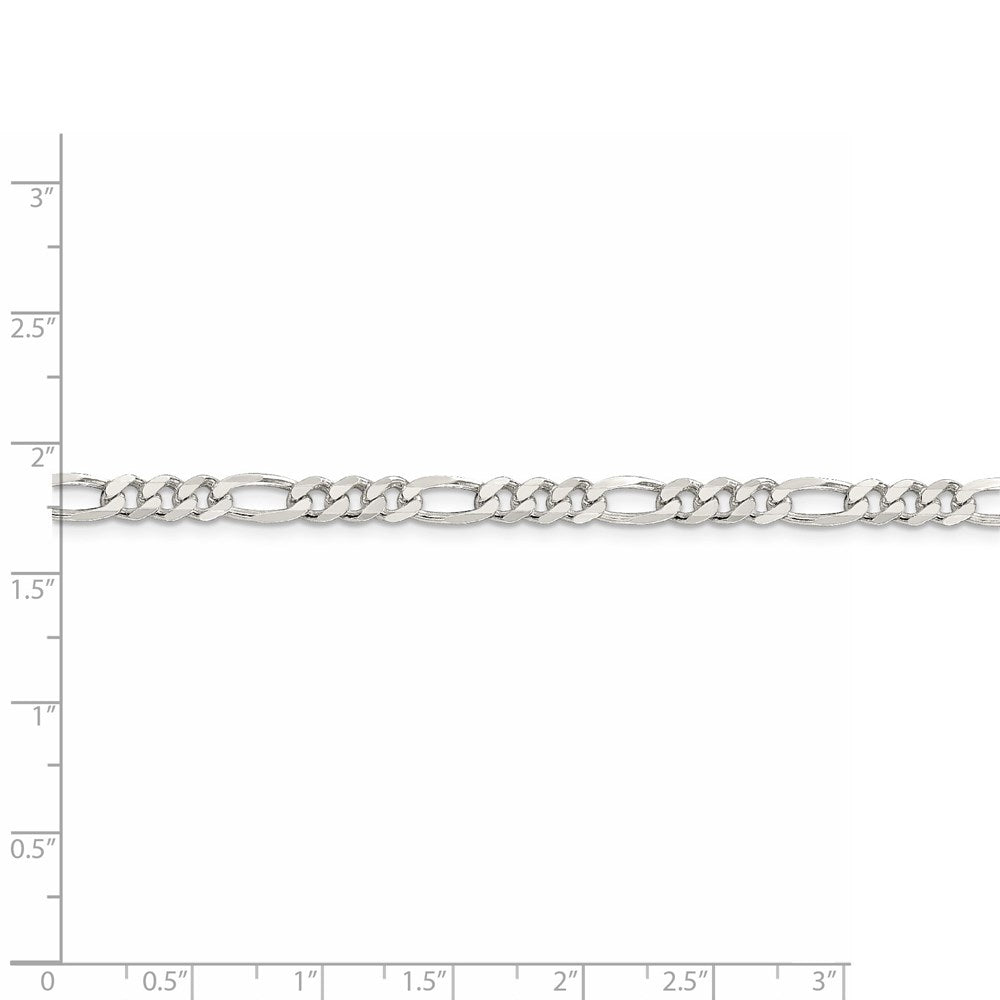 FJC Finejewelers 925 Sterling Silver Figaro Chain 20 Inches x 4.5 mm