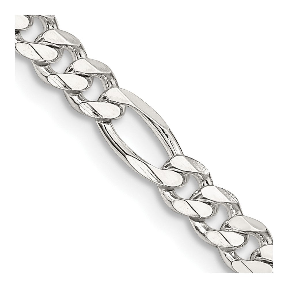 FJC Finejewelers 925 Sterling Silver Figaro Chain 22 Inches x 4.5 mm