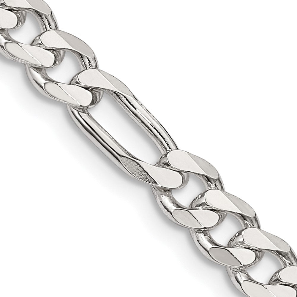 FJC Finejewelers 925 Sterling Silver Figaro Chain 20 Inches x 5.5 mm