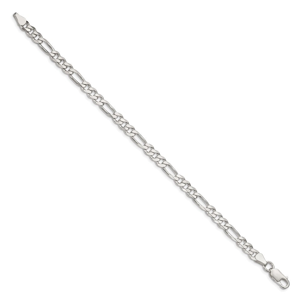 FJC Finejewelers 925 Sterling Silver Figaro Bracelet Chain 8 Inches x 5.5 mm