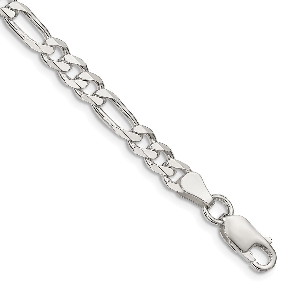 FJC Finejewelers 925 Sterling Silver Figaro Bracelet Chain 8 Inches x 5.5 mm