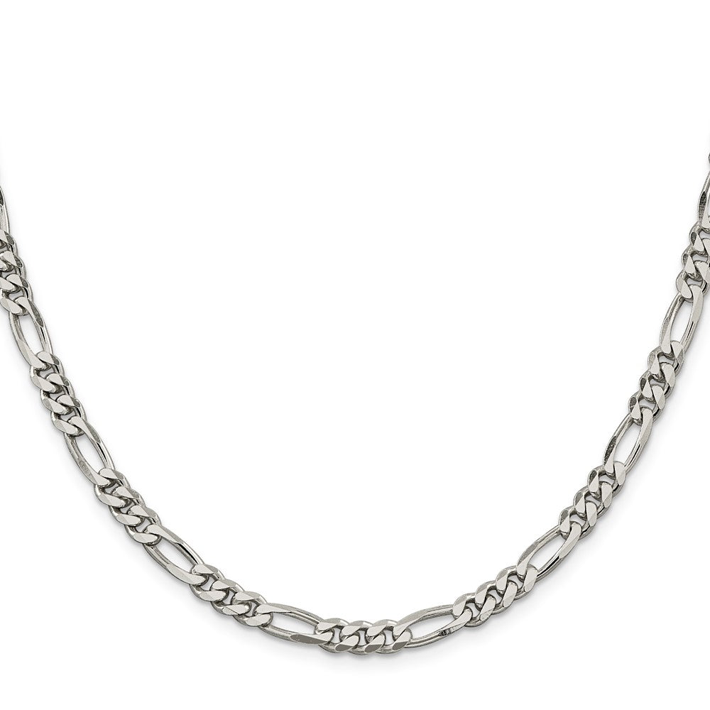 FJC Finejewelers 925 Sterling Silver Figaro Bracelet Chain 9 Inches x 5.5 mm