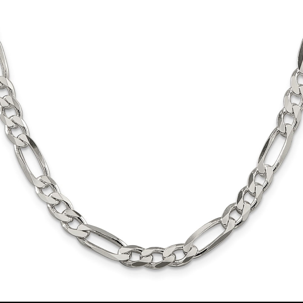 FJC Finejewelers 925 Sterling Silver Figaro Chain Bracelet 7 Inches x 6.75 mm