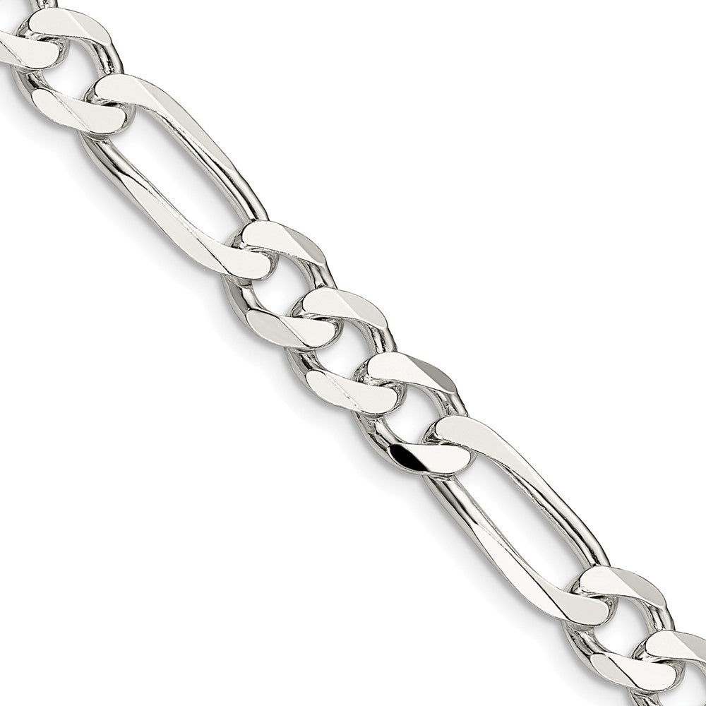 FJC Finejewelers 925 Sterling Silver Figaro Chain 18 Inches x 7.5 mm