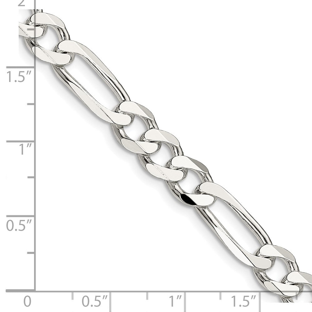 FJC Finejewelers 925 Sterling Silver Figaro Chain 18 Inches x 7.5 mm