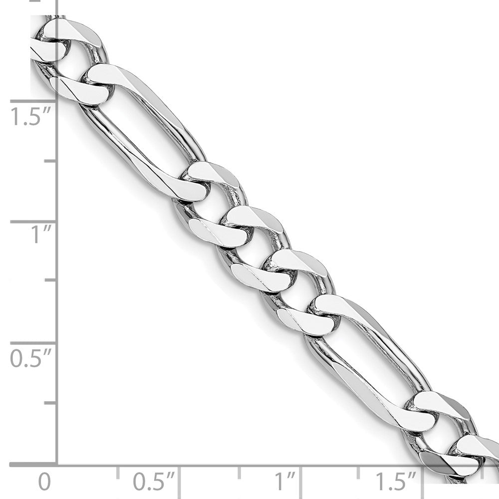 FJC Finejewelers 925 Sterling Silver Rhodium Plated Figaro Chain 20 Inches x 7.5 mm