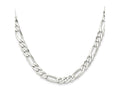 FJC Finejewelers 925 Sterling Silver Rhodium Plated Figaro Chain 24 Inches x 7.5 mm