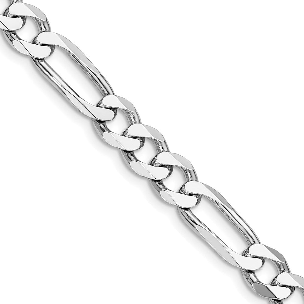 FJC Finejewelers 925 Sterling Silver Rhodium Plated Figaro Chain 26 Inches x 7.5 mm
