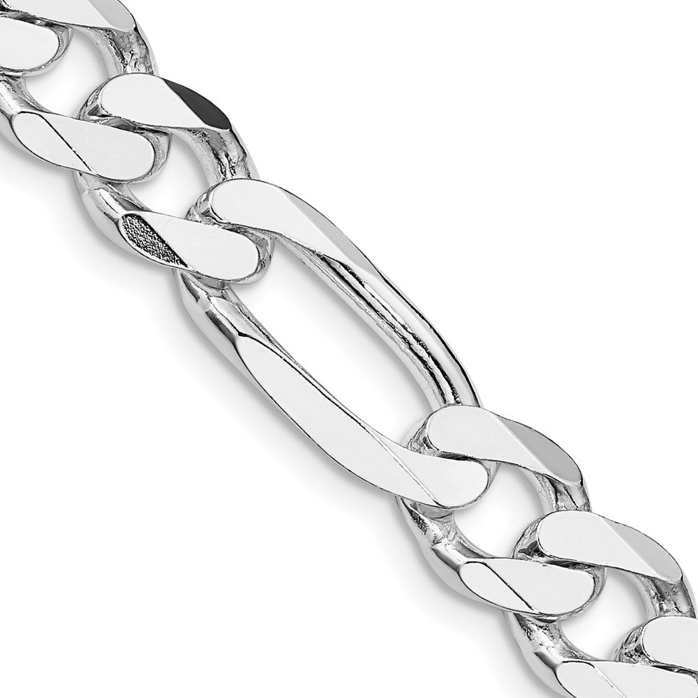 FJC Finejewelers 925 Sterling Silver Rhodium Plated Figaro Chain 20 Inches x 9 mm