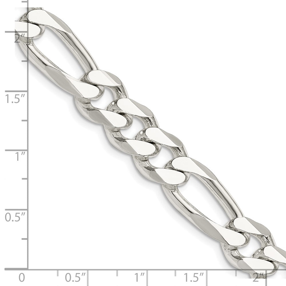 FJC Finejewelers 925 Sterling Silver Figaro Chain Bracelet 10 Inches x 10.75 mm