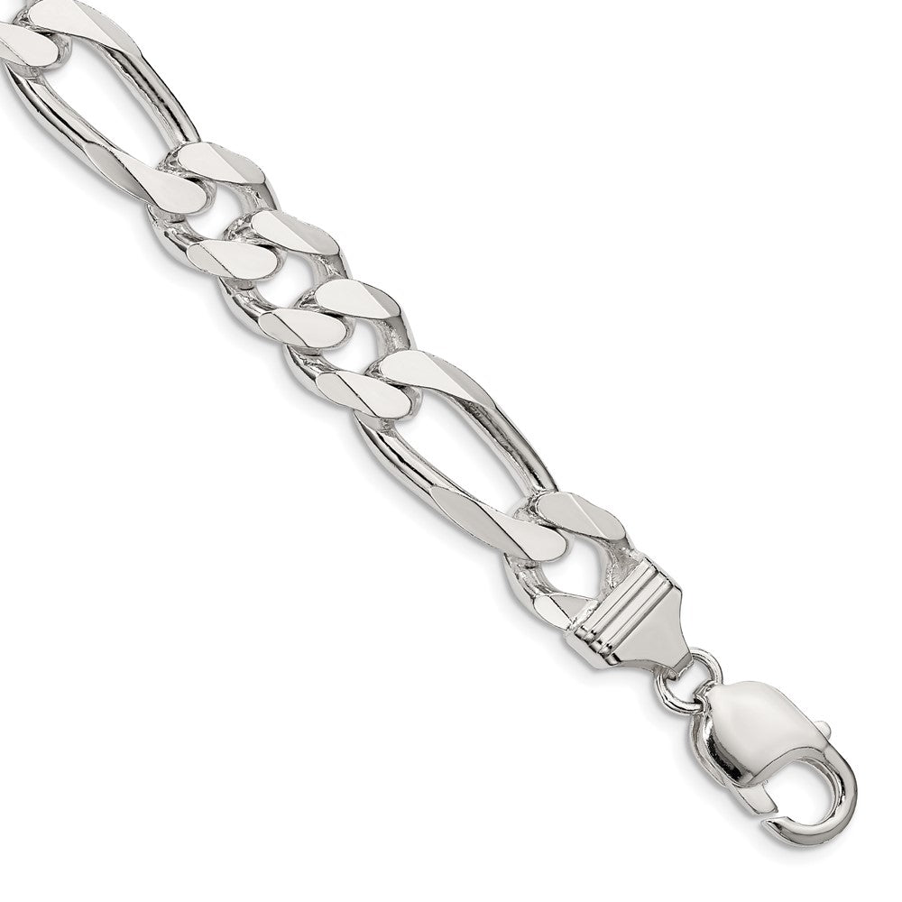 FJC Finejewelers 925 Sterling Silver Figaro Chain Bracelet 8 Inches x 10.75 mm