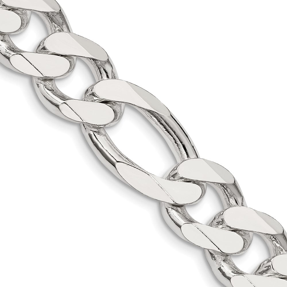 FJC Finejewelers 925 Sterling Silver Figaro Chain Bracelet 10 Inches x 13.5 mm