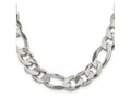 FJC Finejewelers 925 Sterling Silver Figaro Chain 22 Inches x 13.5 mm