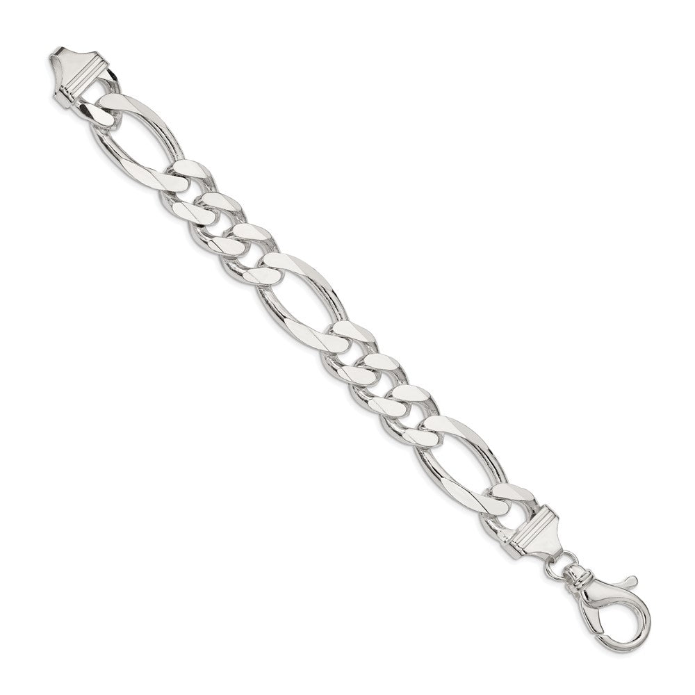 FJC Finejewelers 925 Sterling Silver Figaro Chain Bracelet 8 Inches x 15 mm