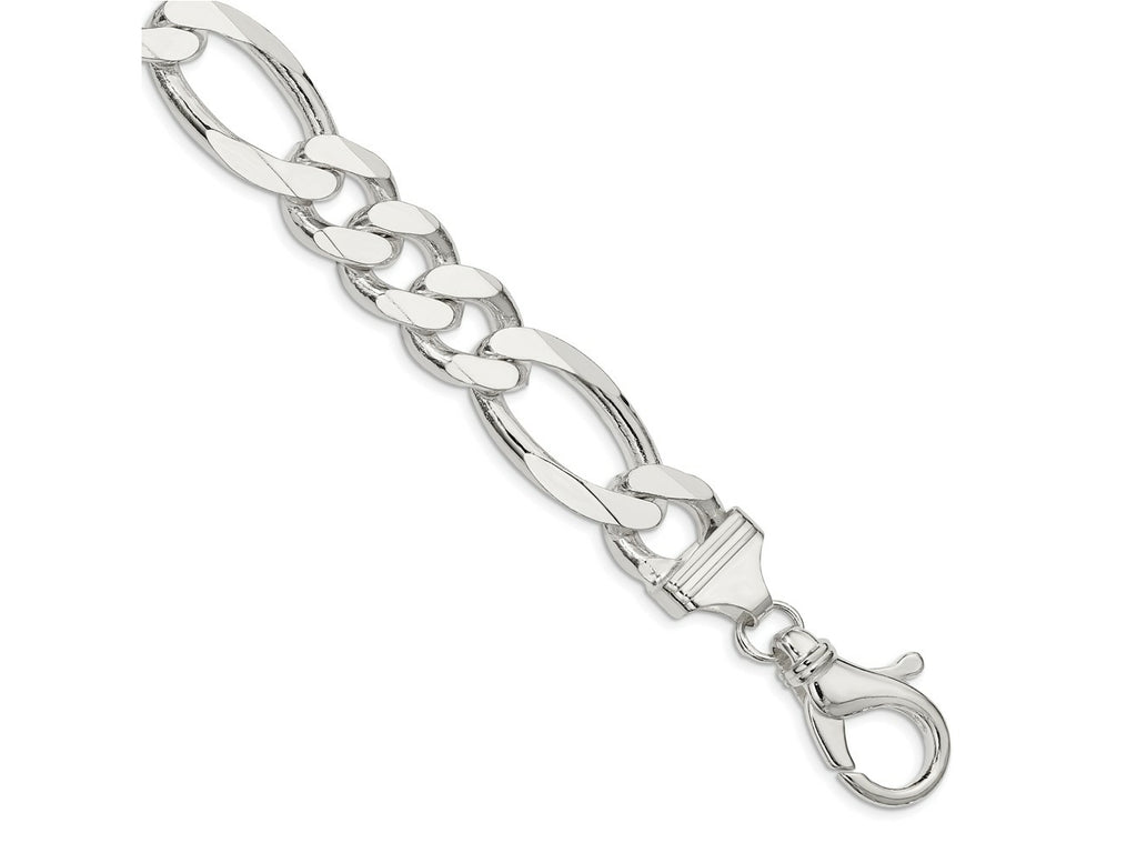 FJC Finejewelers 925 Sterling Silver Figaro Chain Bracelet 8 Inches x 15 mm