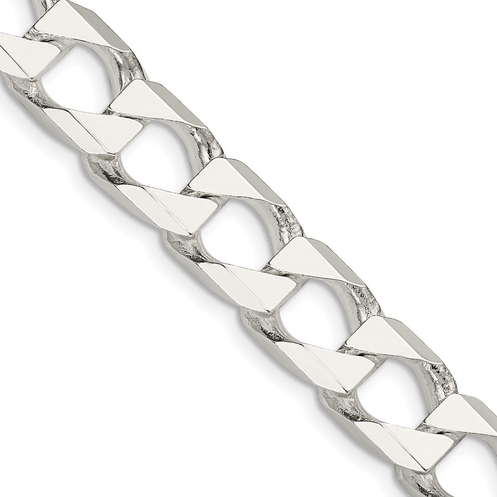 FJC Finejewelers 925 Sterling Silver Bright Cut Square Curb Chain Bracelet 9 Inches x 10.3 mm
