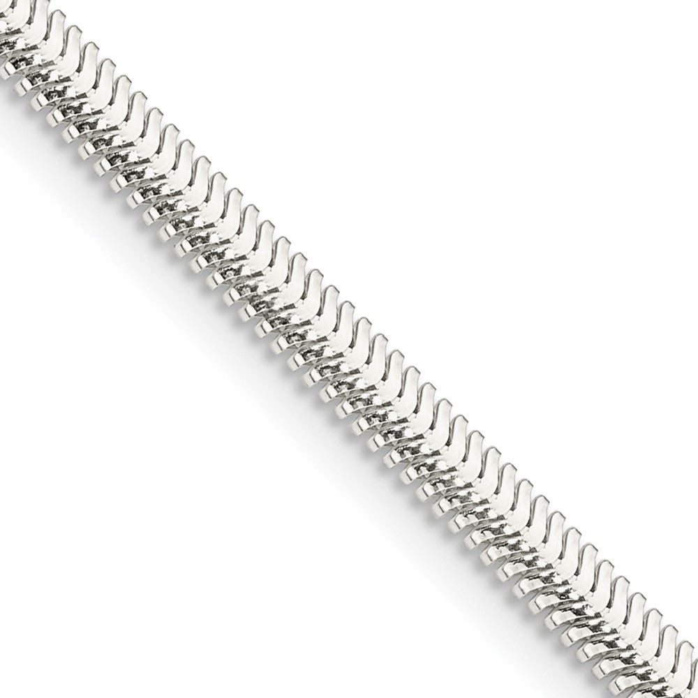 FJC Finejewelers 925 Sterling Silver Flat Oval Snake Chain 24 Inches x 3.3 mm