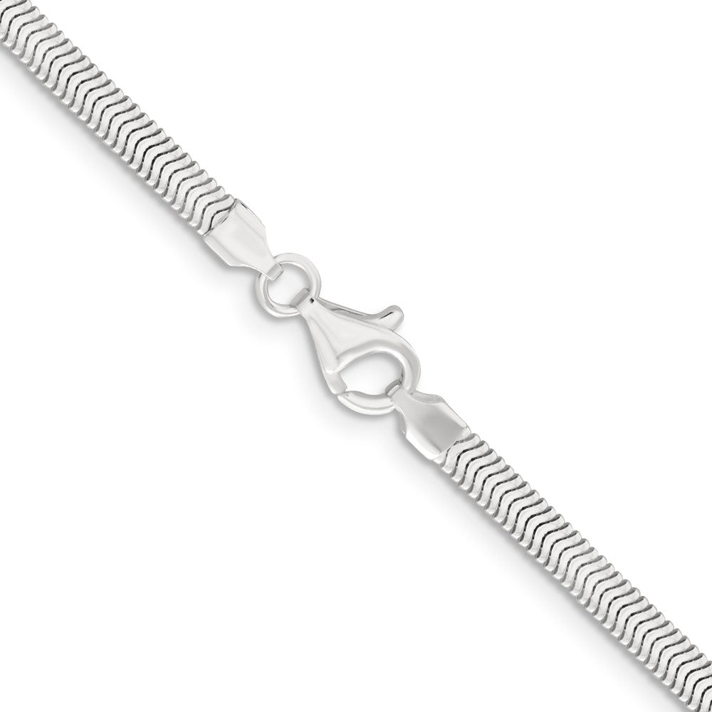 FJC Finejewelers 925 Sterling Silver Flat Oval Snake Chain 24 Inches x 3.3 mm