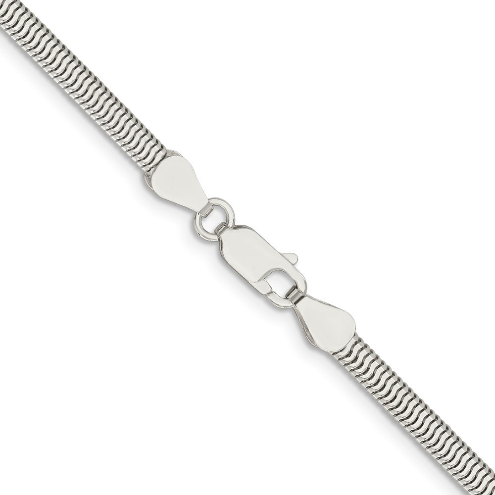 FJC Finejewelers 925 Sterling Silver 6-sided Oval Snake Chain 20 Inches x 3.5 mm