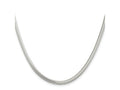 FJC Finejewelers 925 Sterling Silver 6-sided Oval Snake Chain 30 Inches x 3.5 mm