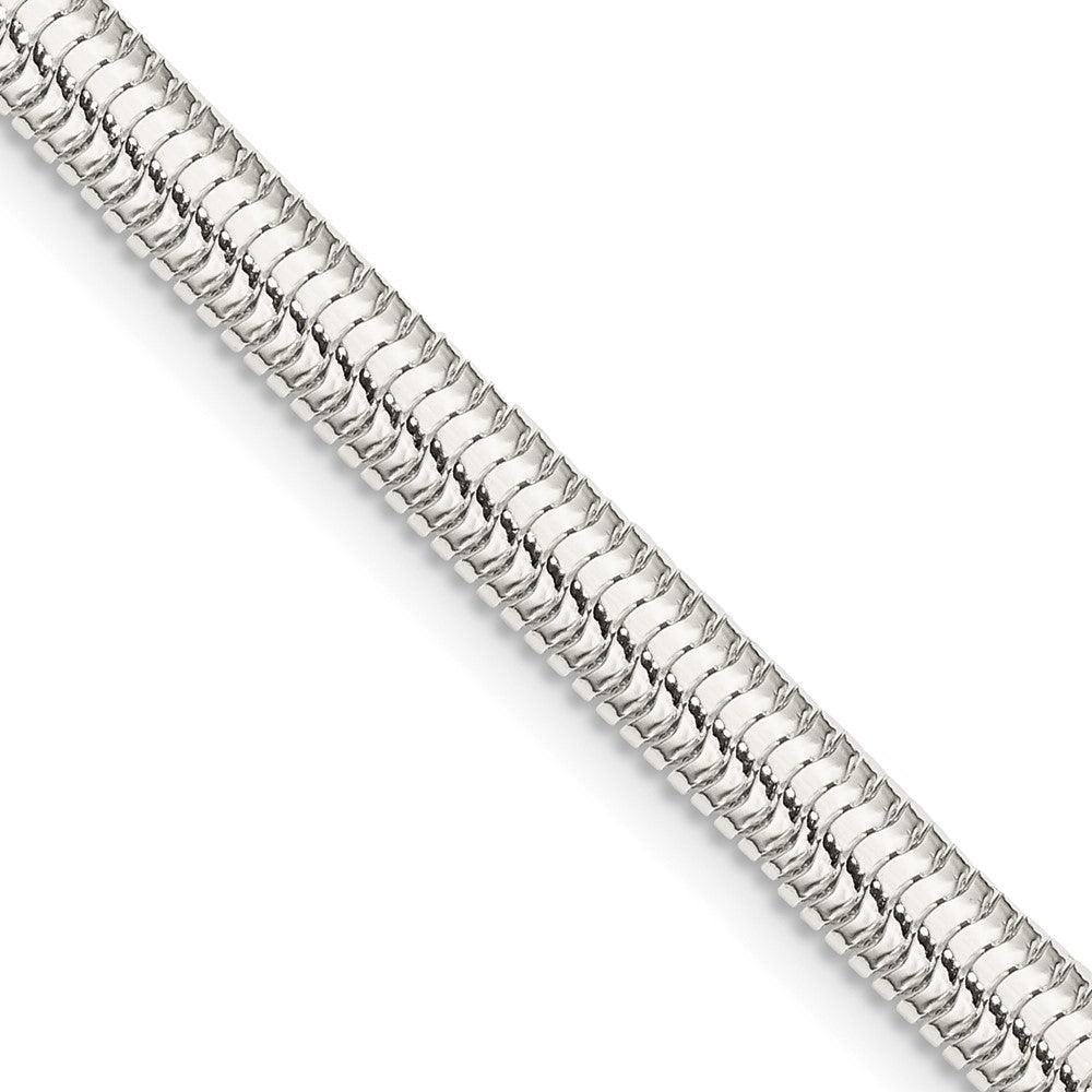 FJC Finejewelers 925 Sterling Silver 6-sided Oval Snake Chain 24 Inches x 5 mm