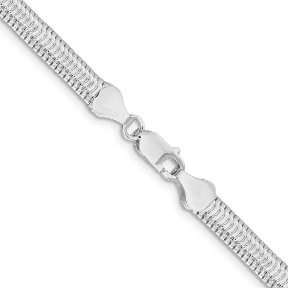 FJC Finejewelers 925 Sterling Silver 6-sided Oval Snake Chain 30 Inches x 5 mm