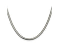 FJC Finejewelers 925 Sterling Silver Flat Oval Snake Chain 20 Inches x 4.2 mm