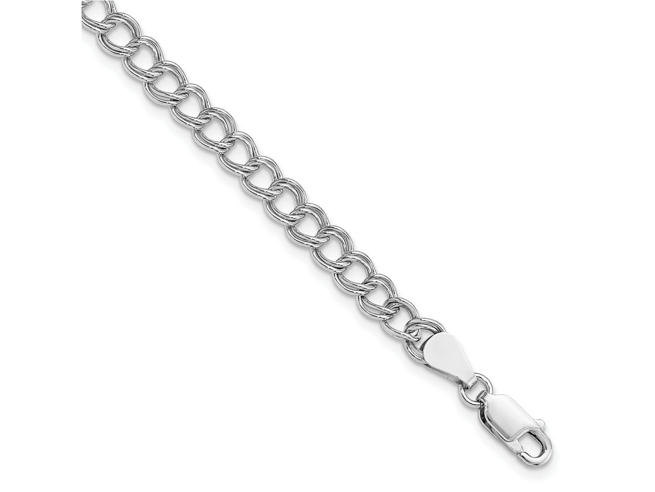 FJC Finejewelers 925 Sterling Silver Polished 7 inch Charm Bracelet 7 Inches