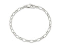 FJC Finejewelers 925 Sterling Silver Hand Made Cable 9inch Solid Fancy Link Anklet 9 Inches x 5 mm