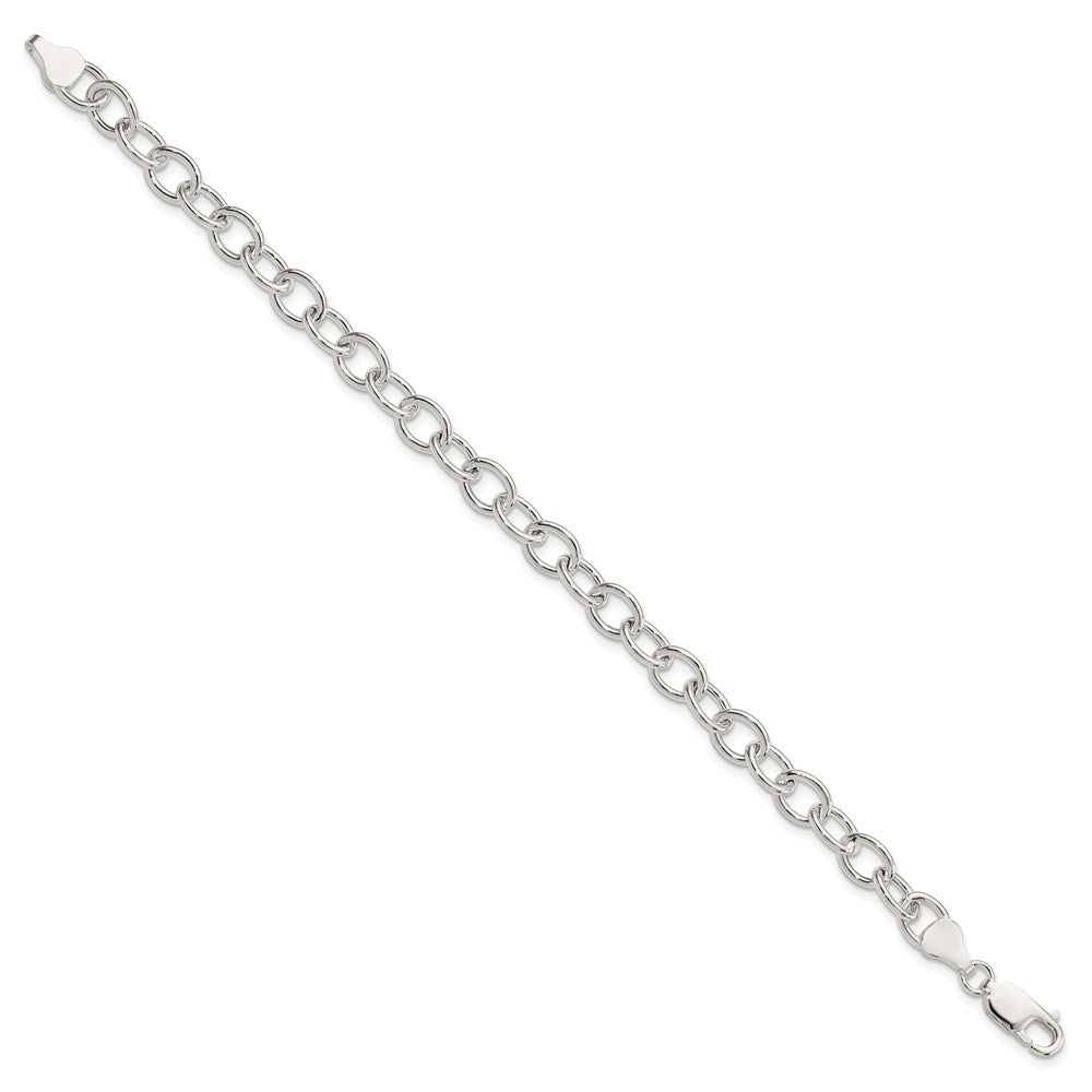FJC Finejewelers 925 Sterling Silver Fancy Cable Bracelet 7.5 Inches x 6.75 mm
