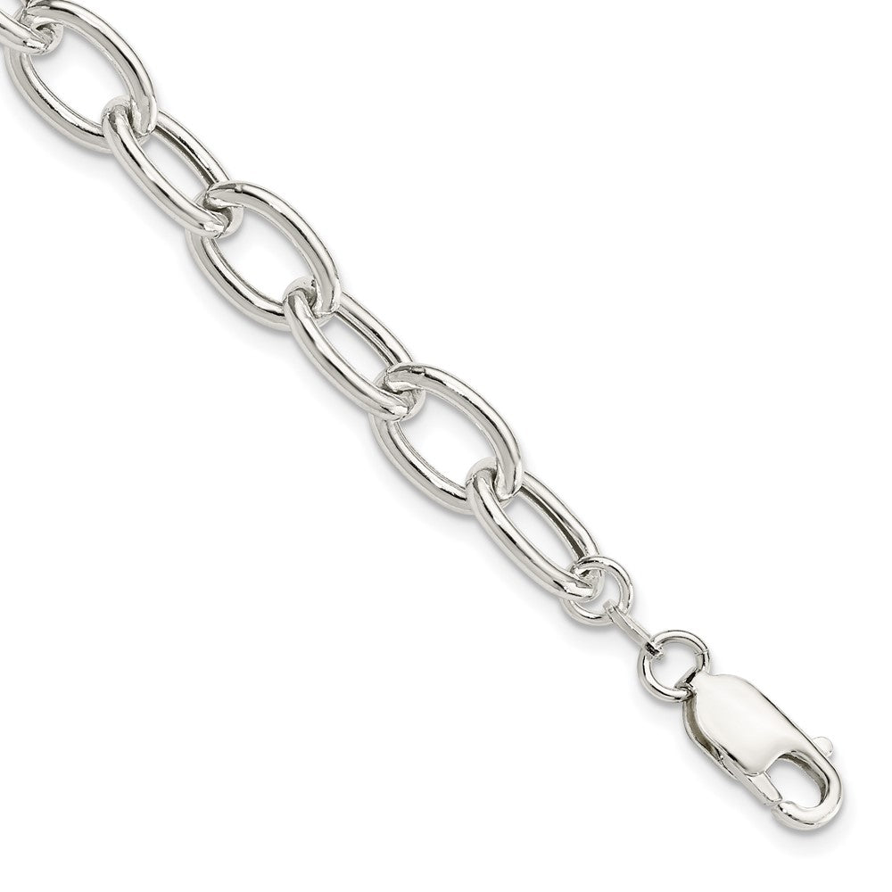 FJC Finejewelers 925 Sterling Silver Open Link Cable 8.50mm Bracelet 7.5 Inches