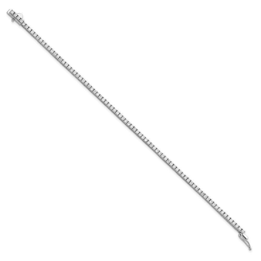 FJC Finejewelers 925 Sterling Silver CZ Tennis Bracelet  2mm CZ 81 Stone 7 Inches x 2.3 mm