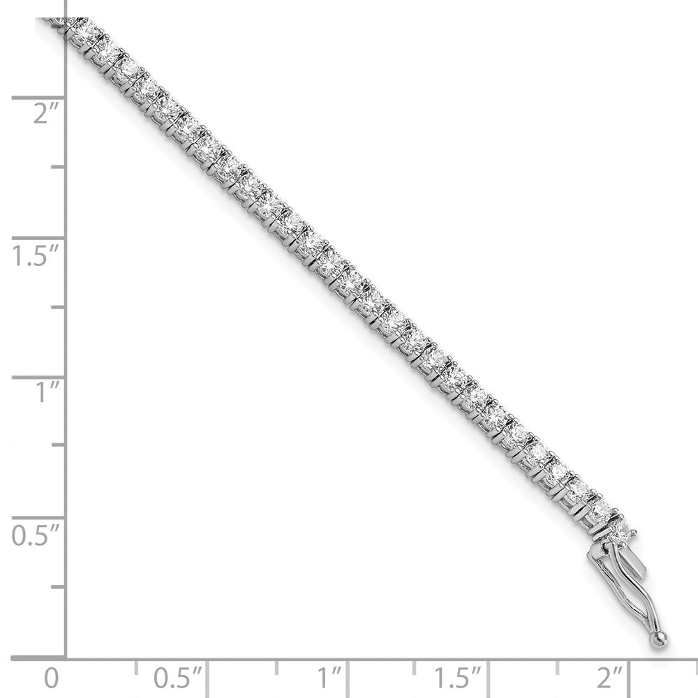 FJC Finejewelers 925 Sterling Silver CZ Tennis Bracelet  2.3mm CZ 71 Stone 7 Inches x 2.85 mm