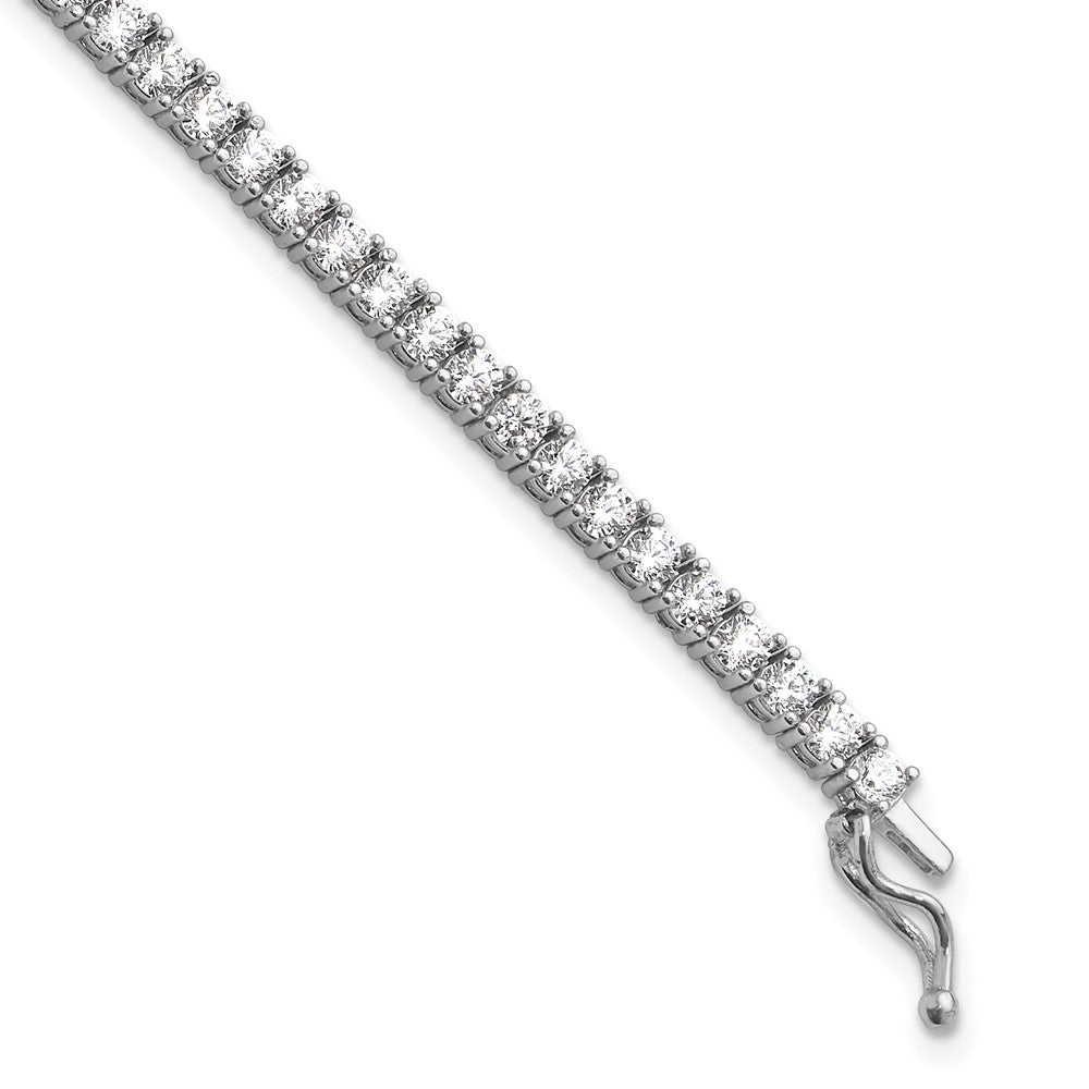 FJC Finejewelers 925 Sterling Silver CZ Tennis Bracelet 2.5mm CZ 64 Stone 7 Inches x 3.3 mm