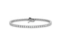 FJC Finejewelers 925 Sterling Silver CZ Tennis Bracelet 2.5mm CZ 64 Stone 7 Inches x 3.3 mm