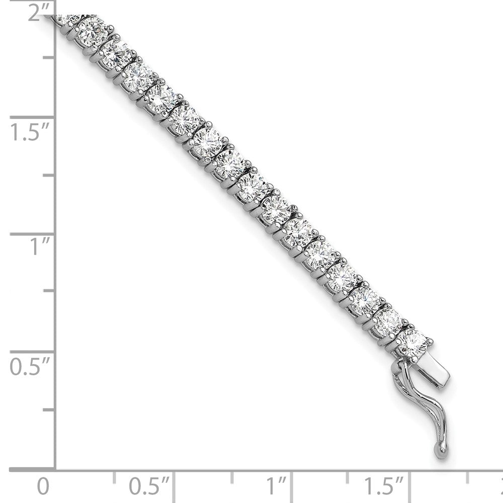 FJC Finejewelers 925 Sterling Silver CZ Tennis Bracelet  3mm CZ 54 Stone 7 Inches x 3.52 mm