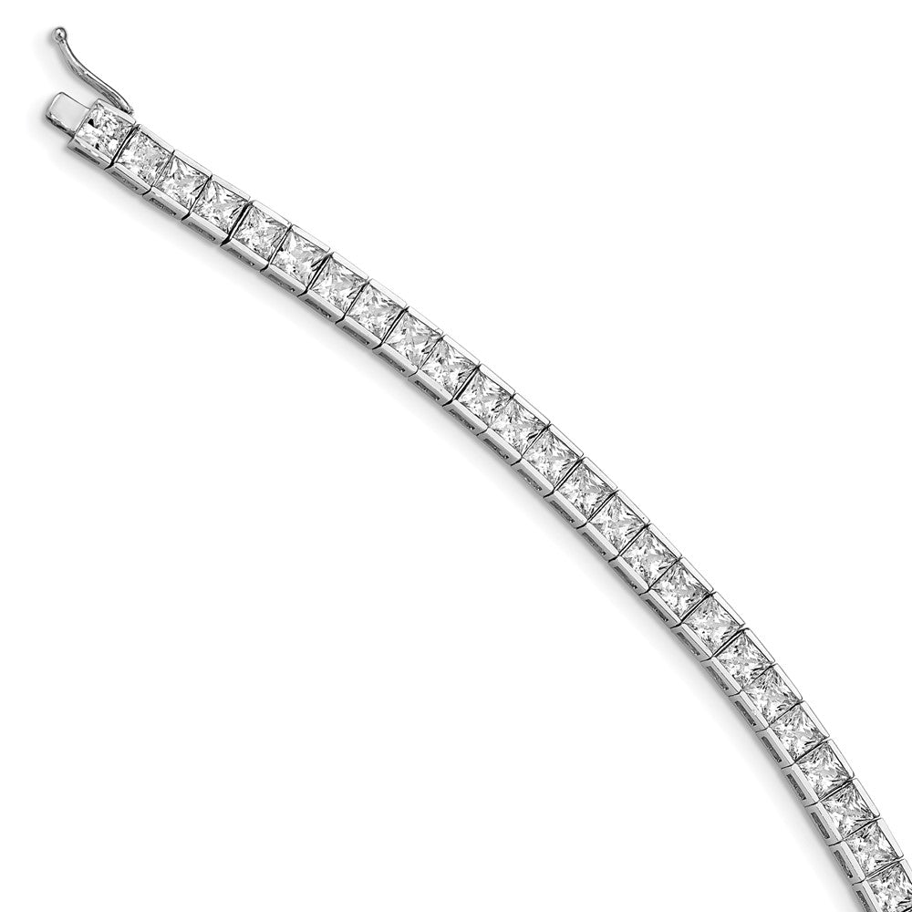 FJC Finejewelers 925 Sterling Silver CZ Tennis Bracelet  CZ 42 Stone 7 Inches x 5.11 mm
