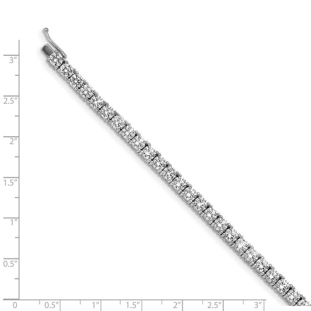 FJC Finejewelers 925 Sterling Silver CZ Tennis Bracelet CZ 42 Stone 7 Inches x 4.8 mm