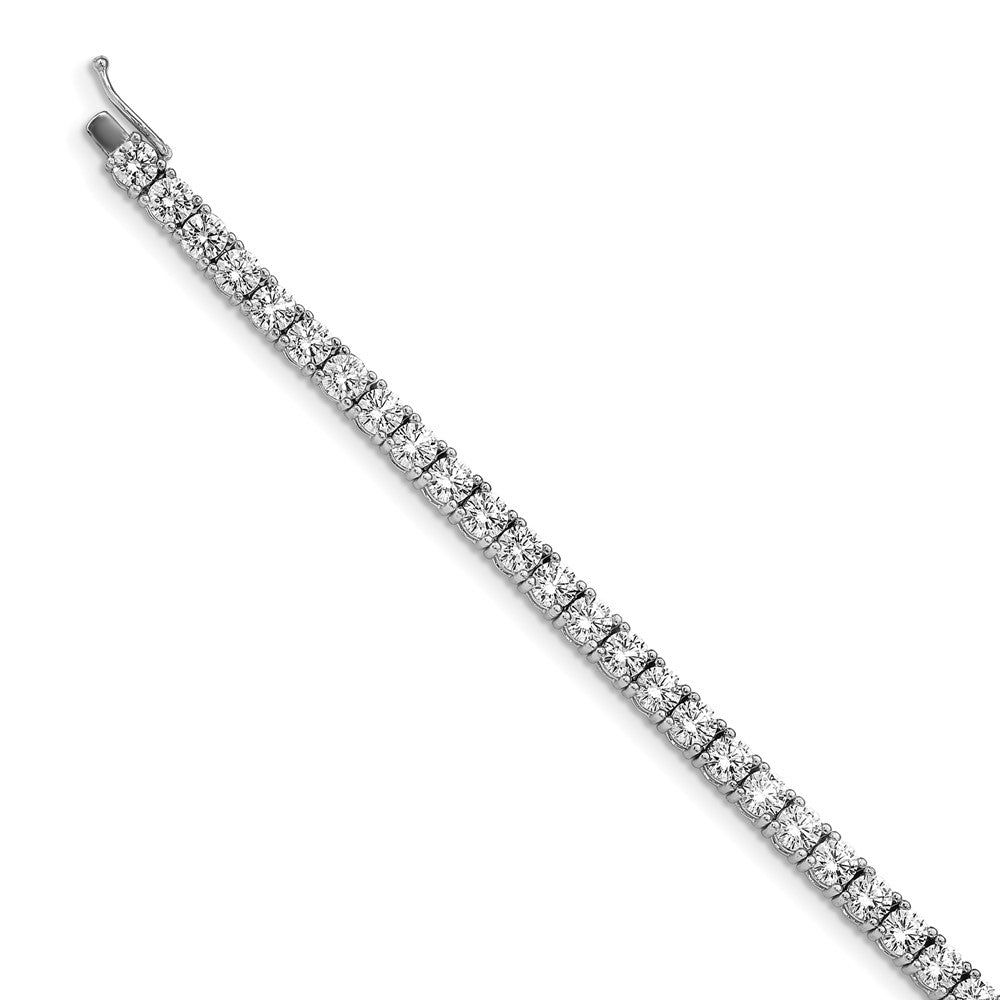 FJC Finejewelers 925 Sterling Silver CZ Tennis Bracelet CZ 42 Stone 7 Inches x 4.8 mm