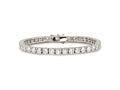 FJC Finejewelers 925 Sterling Silver CZ Tennis Bracelet CZ 42 Stone 7 Inches x 4.8 mm
