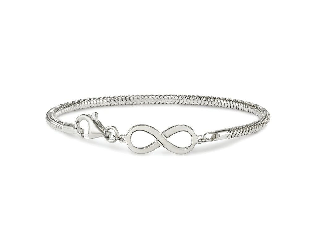 FJC Finejewelers 925 Sterling Silver Infinity Symbol Bracelet 7.5 Inches x 8.3 mm