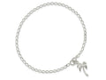 FJC Finejewelers 925 Sterling Silver Hand Made Link Palm Tree Anklet 9 Inches x 12 mm