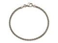 FJC Finejewelers 925 Sterling Silver Antiqued Polished Rope Bracelet 8 Inches x 3 mm