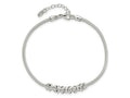 FJC Finejewelers 925 Sterling Silver Fancy Polished Beaded with 1in ext Bracelet 8 Inches x 5 mm