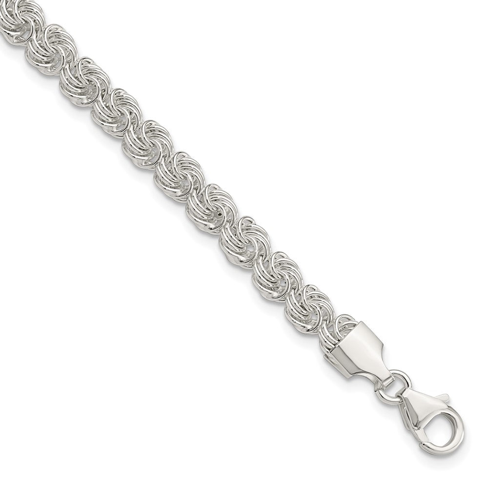 FJC Finejewelers 925 Sterling Silver Fancy Polished Love Knot Bracelet 7.5 Inches x 6.05 mm