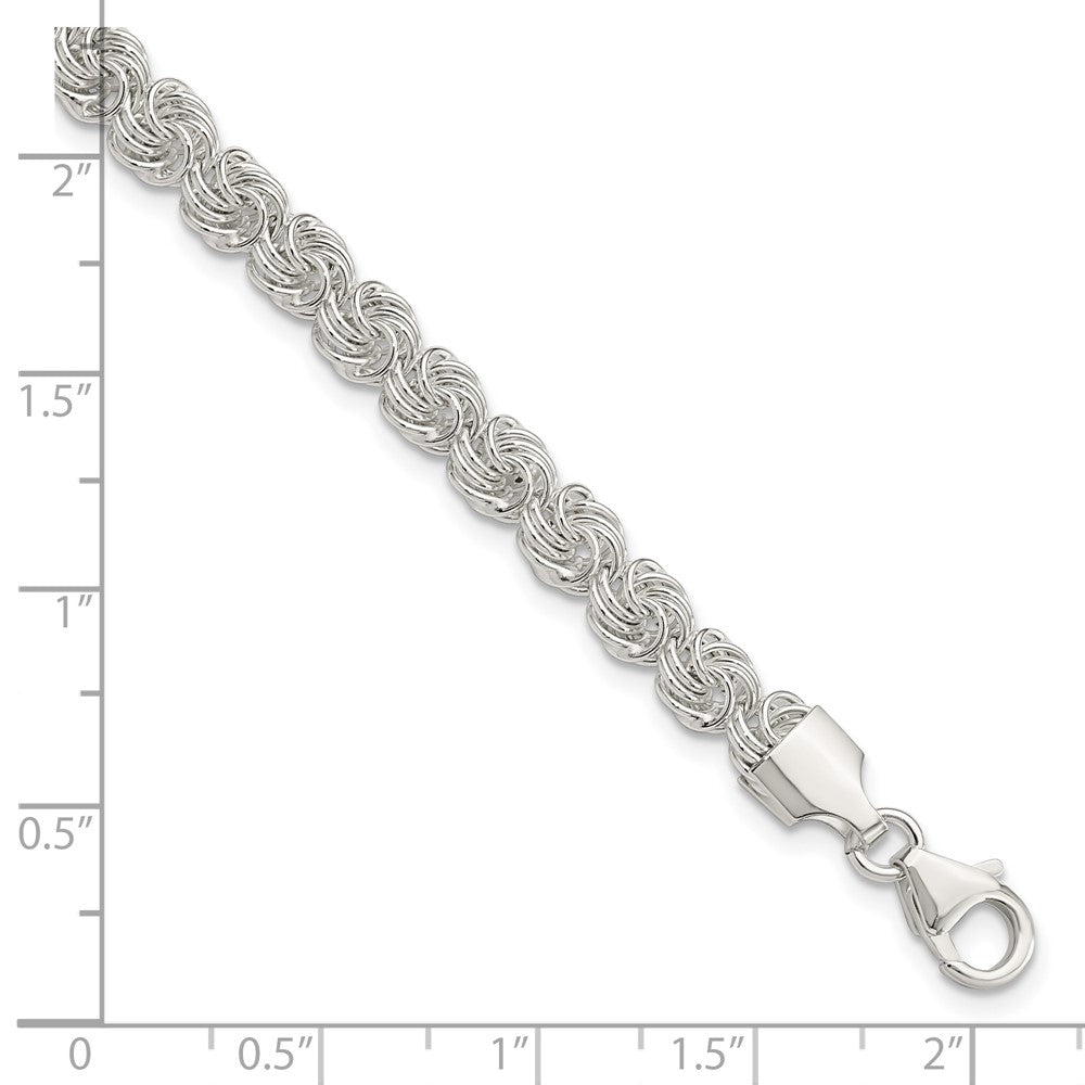 FJC Finejewelers 925 Sterling Silver Fancy Polished Love Knot Bracelet 7.5 Inches x 6.05 mm