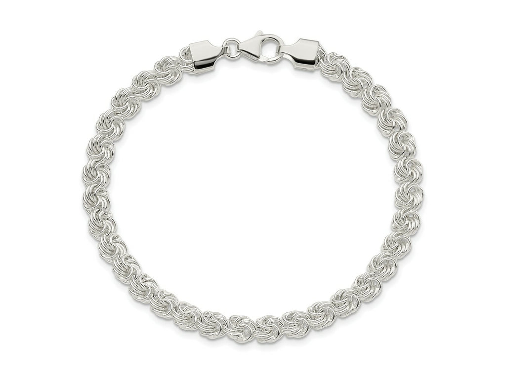 FJC Finejewelers 925 Sterling Silver Fancy Polished Love Knot Bracelet 7.5 Inches x 6.05 mm