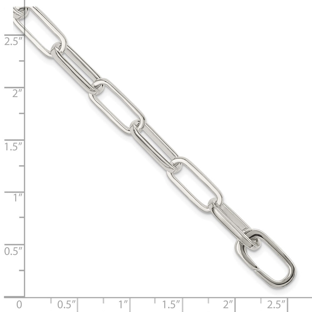 FJC Finejewelers 925 Sterling Silver Polished Fancy Link Bracelet 7.75 Inches x 6.5 mm