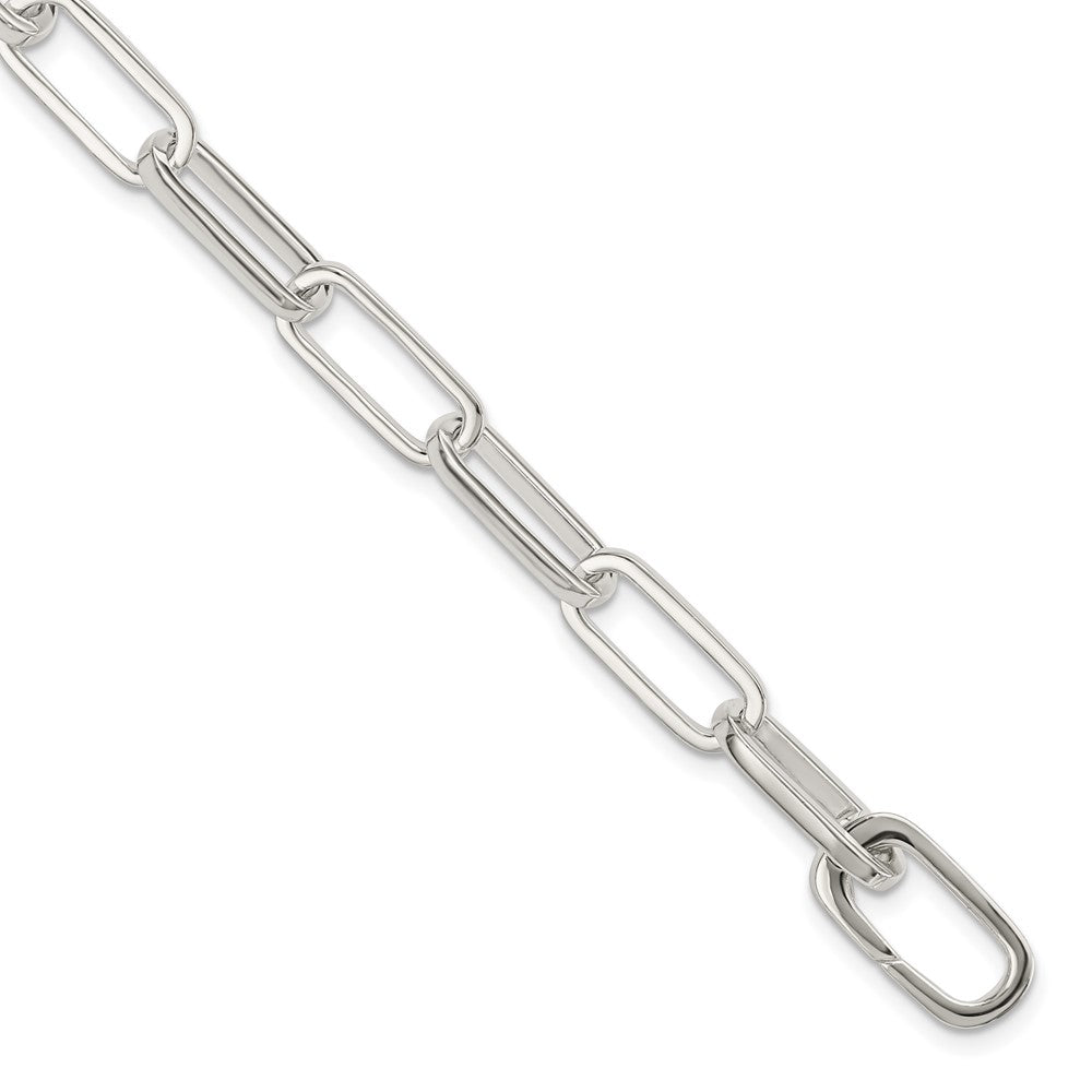 FJC Finejewelers 925 Sterling Silver Polished Fancy Link Bracelet 7.75 Inches x 6.5 mm